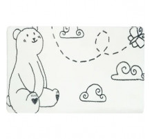 Коврик для ванной комнаты Fixsen Teddy Air 50x80 FX-6001T Белый