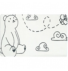 Коврик для ванной комнаты Fixsen Teddy Air 50x80 FX-6001T Белый