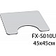 Заказать Коврик для туалета Fixsen Tomy 45х45 FX-5010U Красный Белый в магазине сантехники Santeh-Crystal.ru