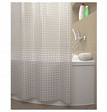 Штора для ванны Iddis Stereo Square 180x200 Прозрачная
