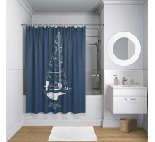Штора для ванны Iddis Basic B32P218i11 200x180 Синяя