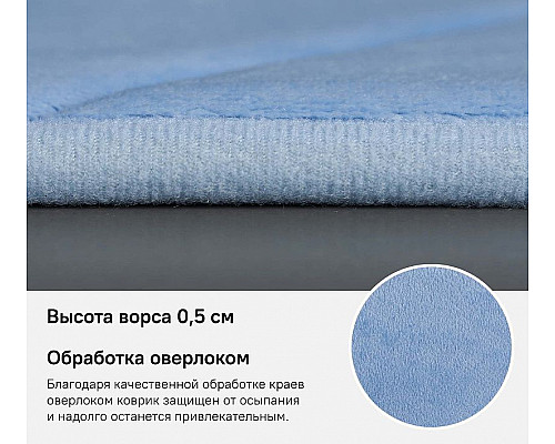Santeh-Crystal.ru: Коврик для ванной комнаты Iddis Basic 50х80 B24P580i12 Голубой Купить Коврик для ванной комнаты Iddis Basic 50х80 B24P580i12 Голубой в магазине сантехники Santeh-Crystal.ru