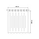 Купить Штора для ванны Iddis Basic 180х200 B69P218i11 Синяя в магазине сантехники Santeh-Crystal.ru