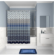 Шторка для ванны Iddis Decor 200x180 D07P218i11 Синяя
