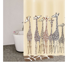 Штора для ванны Iddis Safari Friends 180x200 Бежевая
