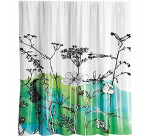 Штора для ванны WasserKRAFT Dill 180х200 SC-39101 Полевые цветы