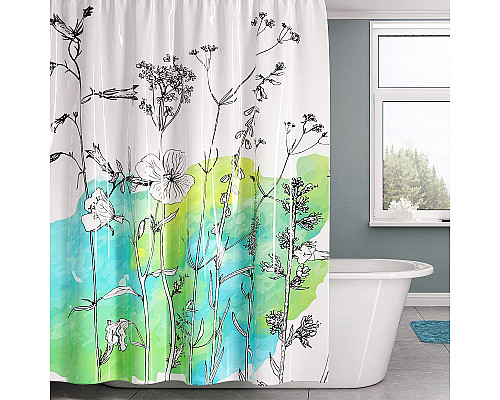 Santeh-Crystal.ru: Штора для ванны WasserKRAFT Dill 180х200 SC-39101 Полевые цветы Купить Штора для ванны WasserKRAFT Dill 180х200 SC-39101 Полевые цветы в магазине сантехники Santeh-Crystal.ru