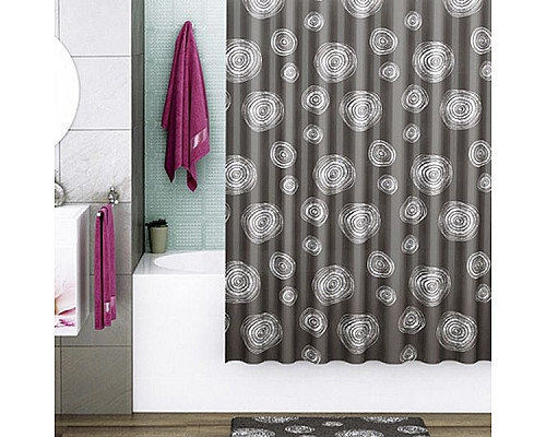 Santeh-Crystal.ru: Штора для ванны WasserKRAFT Eidar 180х200 SC-33301 Круги Заказать Штора для ванны WasserKRAFT Eidar 180х200 SC-33301 Круги в магазине сантехники Santeh-Crystal.ru