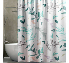 Штора для ванны WasserKRAFT Rossel 180x200 SC-57101 Белая