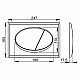 Купить Инсталляция Alcaplast Sadromodul AM101/1120-3:1 RU M71-0001 для унитаза с клавишей смыва Хром глянец в магазине сантехники Santeh-Crystal.ru