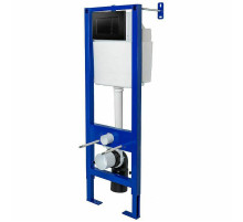 Инсталляция Berges Atom 410 040332 для унитаза с Черной клавишей смыва