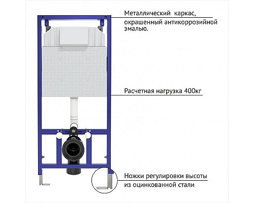 Santeh-Crystal.ru: Инсталляция Berges Novum 525 040000 для унитаза без клавиши смыва Купить Инсталляция Berges Novum 525 040000 для унитаза без клавиши смыва в магазине сантехники Santeh-Crystal.ru
