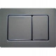 Кнопка смыва для инсталляции Boheme 650-SGM Оружейная сталь глянцевая