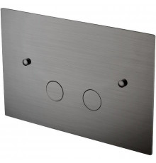 Кнопка смыва для инсталляции Boheme 647-GM Оружейная сталь