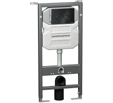 Инсталляция Ceramica Nova Envision CN1001B для унитаза с Черной матовой клавишей смыва