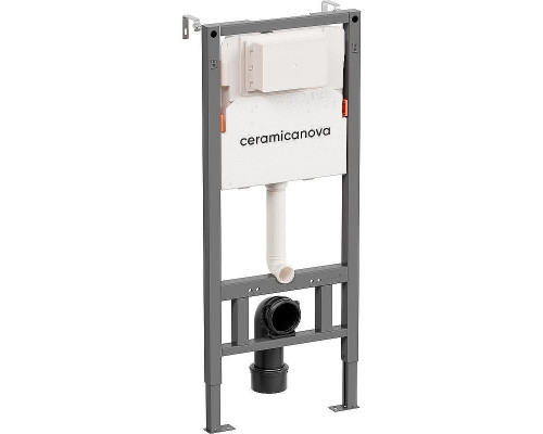 Инсталляция Ceramicanova Balance CN121001MB для унитаза с Черной матовой клавишей смыва