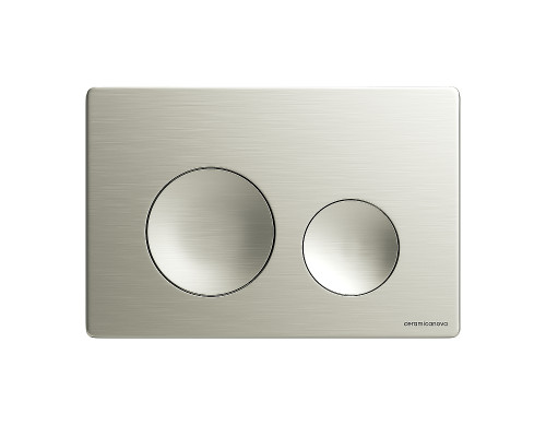 Кнопка смыва для инсталляции Ceramicanova Balance Circle CN12-001BN цвет Брашированный никель