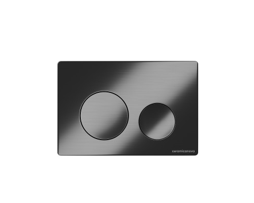 Кнопка смыва для инсталляции Ceramicanova Balance Circle CN12-001GG цвет Вороненая сталь