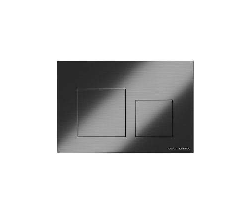 Кнопка смыва для инсталляции Ceramicanova Balance Square CN12-002GG цвет Вороненая сталь