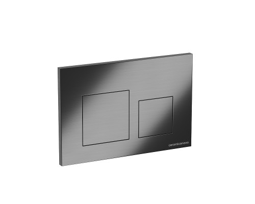 Кнопка смыва для инсталляции Ceramicanova Balance Square CN12-002GG цвет Вороненая сталь