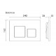 Кнопка смыва для инсталляции Ceramicanova Balance Square CN12-002GG цвет Вороненая сталь