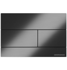 Кнопка смыва для инсталляции Ceramicanova Balance Rect CN12-004GG цвет Вороненая сталь