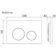 Кнопка смыва для инсталляции Ceramicanova Balance Circle CN12-001CH Хром глянцевый