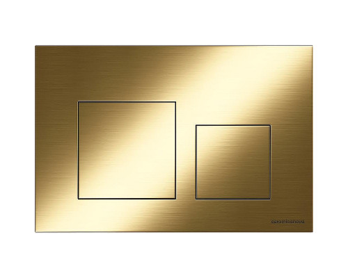 Кнопка смыва для инсталляции Ceramicanova Balance Square CN12-002BG Брашированное золото