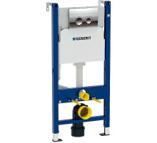 Инсталляция Geberit Duofix Delta UP100 458.124.21.1 для унитаза с клавишей смыва Хром