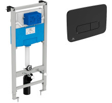 Инсталляция Ideal Standard Prosys TT00007/123A6 для унитаза с Черной матовой клавишей смыва