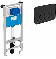 Инсталляция Ideal Standard Prosys TT00007/123A6 для унитаза с Черной матовой клавишей смыва