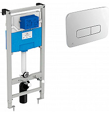 Инсталляция Ideal Standard Prosys TT00007/123JG для унитаза с клавишей смыва Хром матовый