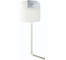 Смывной бачок SantiLine SL-02 с клавишей смыва Хром