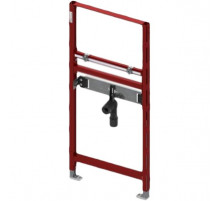 Инсталляция Tece Profil 9310000 для раковины Красная