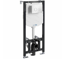 Инсталляция WasserKRAFT Aller 10TLT.010.ME.WH01 для унитаза с Белой клавишей смыва