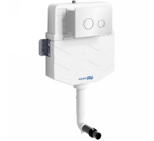 Смывной бачок WasserKRAFT Aller 10TLT.031.ME.WH01 для унитаза с Белой клавишей смыва