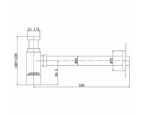Заказать Сифон для раковины Abber AF0031 Хром в магазине сантехники Santeh-Crystal.ru