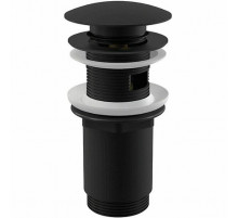 Донный клапан Alcaplast A392BLACK Черный