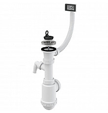 Сифон для кухонной мойки Alcaplast A444P-DN50/40 Белый
