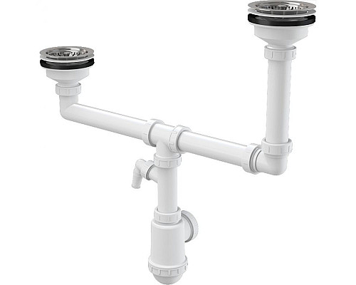 Santeh-Crystal.ru: Сифон для кухонной мойки Alcaplast A454P Белый Заказать Сифон для кухонной мойки Alcaplast A454P Белый в магазине сантехники Santeh-Crystal.ru