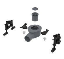 Сифон Alcaplast APZ-S9 низкий Серый