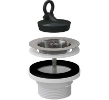 Выпуск для кухонной мойки Alcaplast A33 Нержавеющая сталь