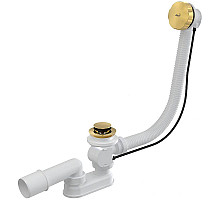 Слив-перелив Alcaplast A55GOLD-RU-01 полуавтомат Золото