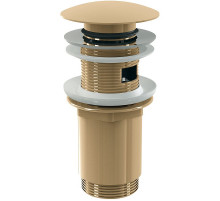 Донный клапан Alcaplast A392-G-P click-clack Золото глянец