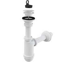 Сифон для раковины Alcaplast A421 Белый