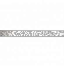 Решетка для лотка Alcaplast CODE-850M Хром матовый