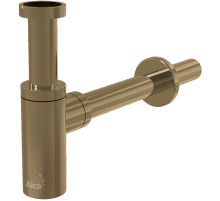 Сифон для раковины Alcaplast Design A400-G-B Золото матовое