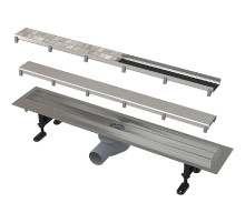 Душевой лоток Alcaplast Fit and Go AG071401650 (APZ13-DOUBLE9-650) с решеткой Хром