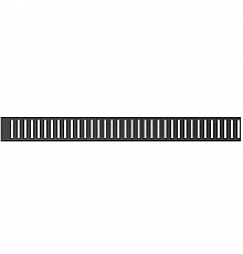 Решетка для душевого лотка Alcaplast PURE-750BLACK Черная матовая