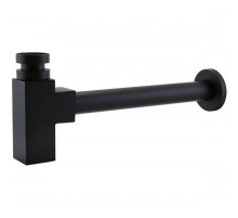Сифон для раковины BelBagno BB-SMQ2-NERO Черный матовый